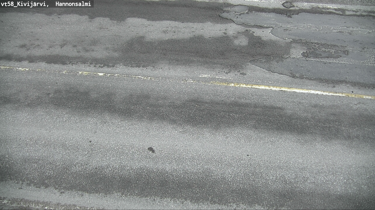 Weather Camera Image Road 58 Kivijärvi, Hannonsalmi, Kivijärvi, Keski-Suomi