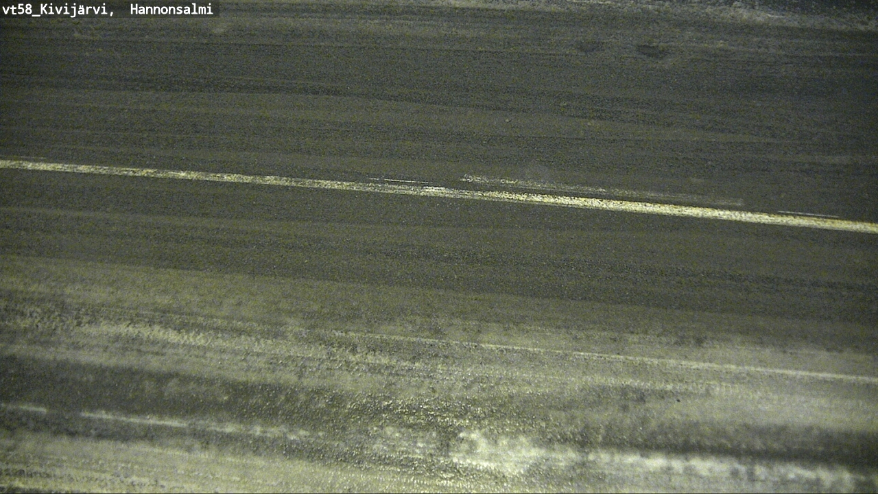 Weather Camera Image Road 58 Kivijärvi, Hannonsalmi, Kivijärvi, Keski-Suomi