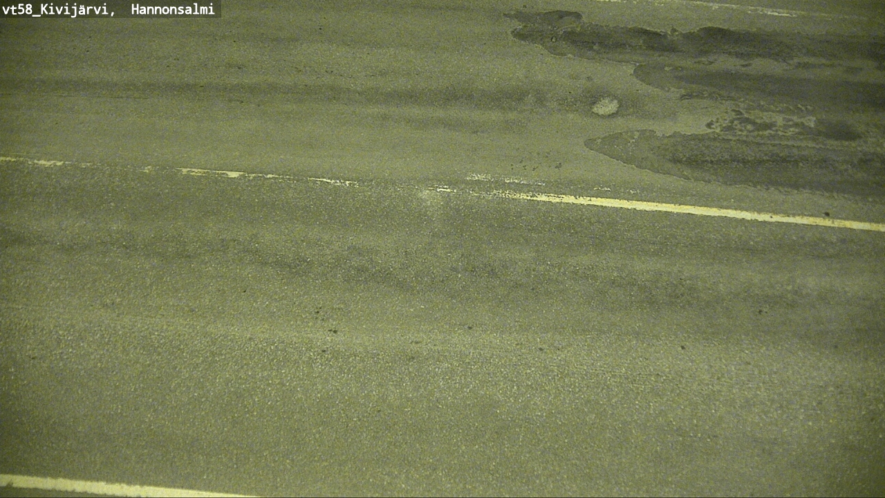Weather Camera Image Road 58 Kivijärvi, Hannonsalmi, Kivijärvi, Keski-Suomi