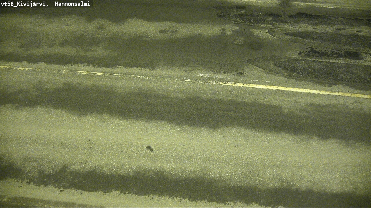 Weather Camera Image Road 58 Kivijärvi, Hannonsalmi, Kivijärvi, Keski-Suomi