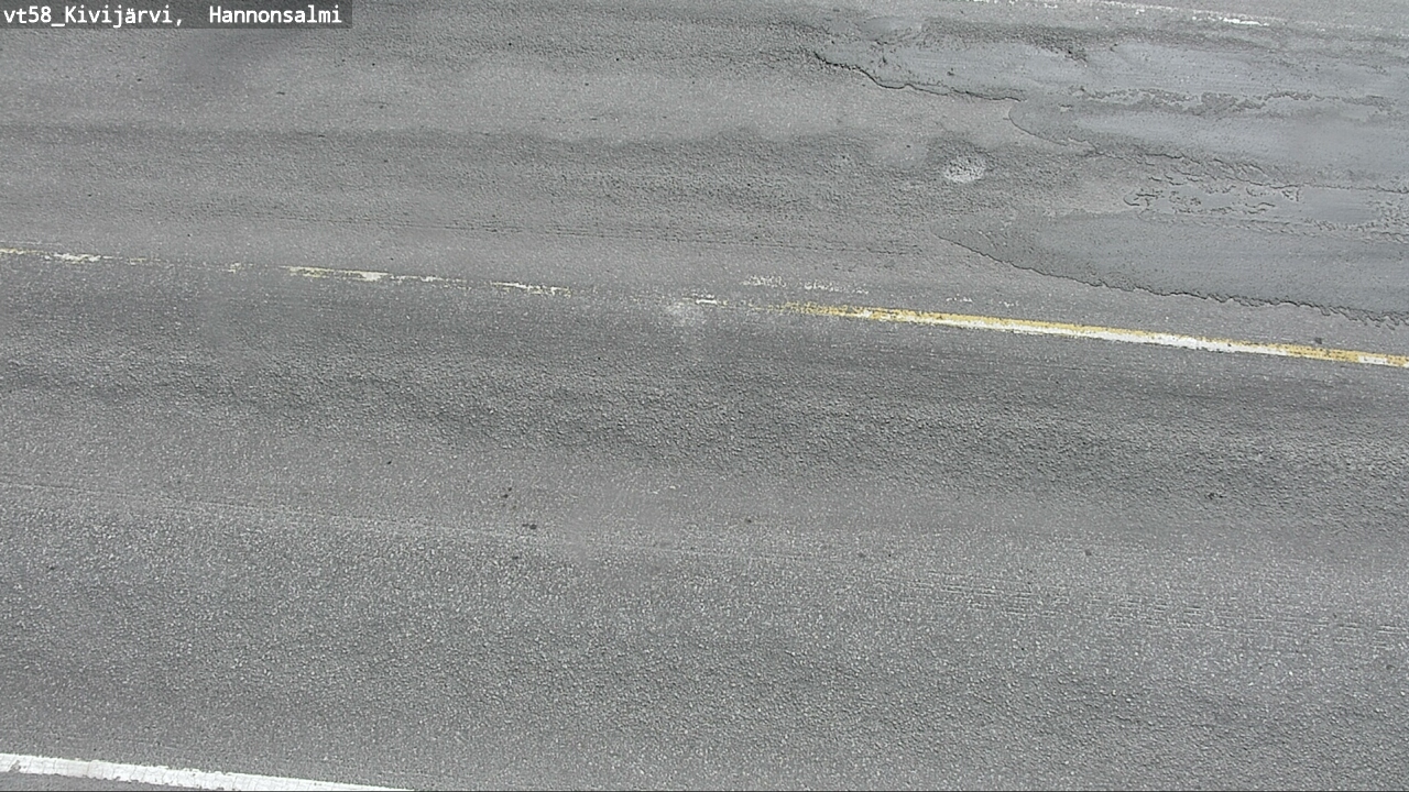 Weather Camera Image Road 58 Kivijärvi, Hannonsalmi, Kivijärvi, Keski-Suomi