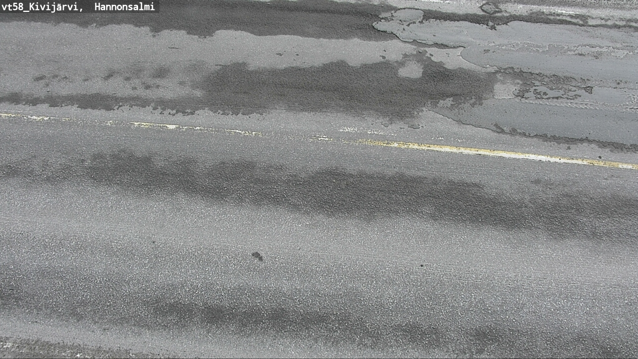 Weather Camera Image Road 58 Kivijärvi, Hannonsalmi, Kivijärvi, Keski-Suomi