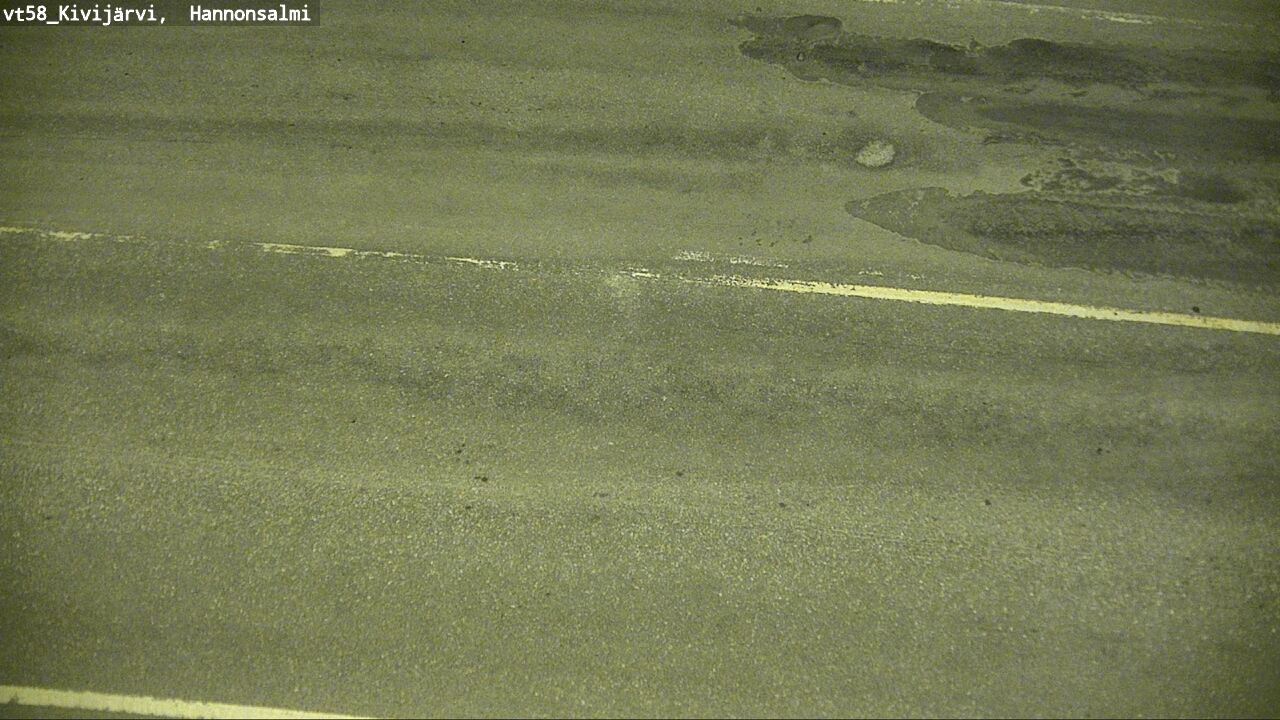 Weather Camera Image Road 58 Kivijärvi, Hannonsalmi, Kivijärvi, Keski-Suomi