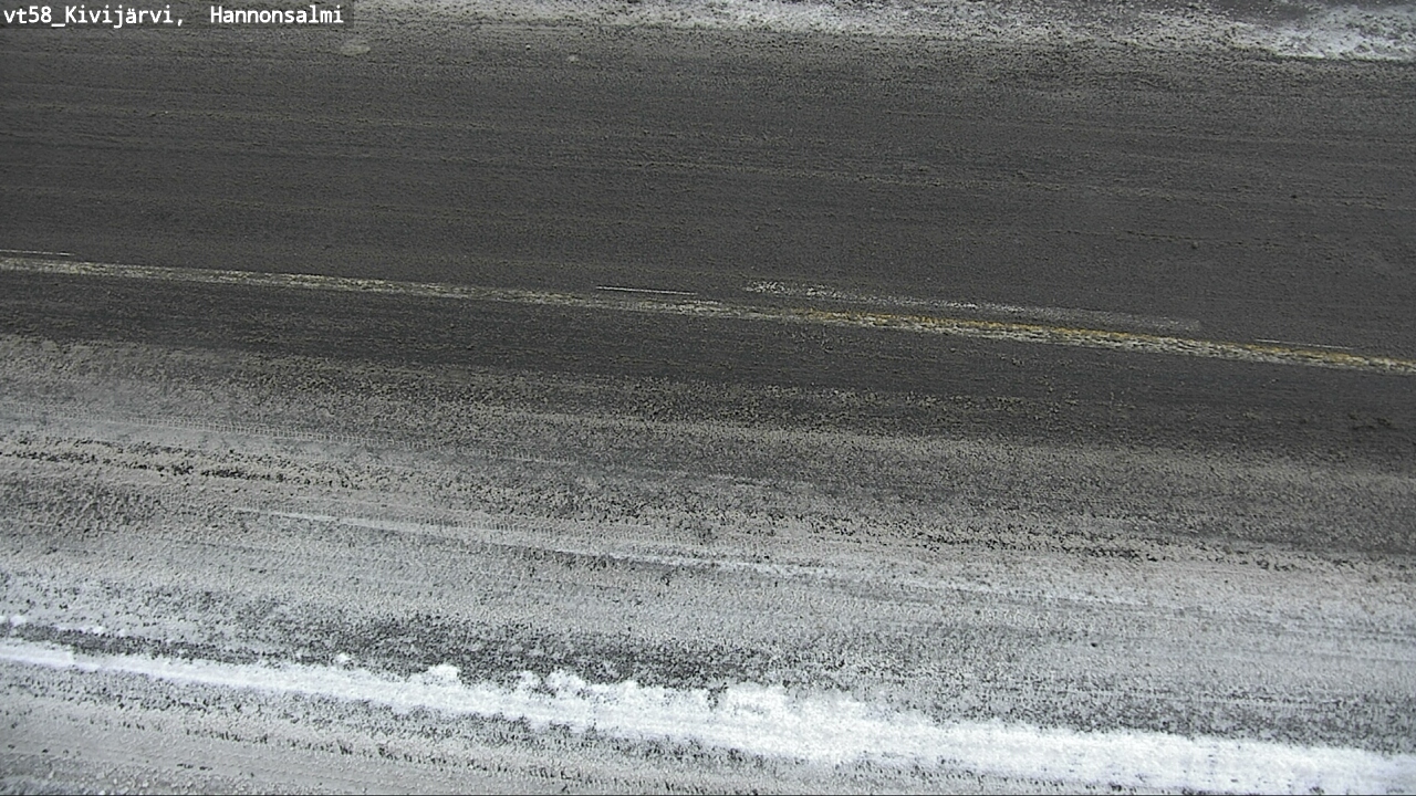Weather Camera Image Väg 58 Kivijärvi, Hannonsalmi, Kivijärvi, Keski-Suomi
