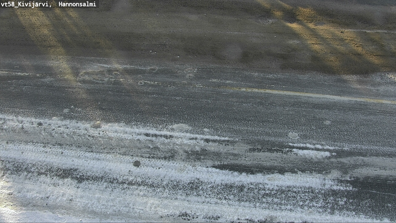 Weather Camera Image Road 58 Kivijärvi, Hannonsalmi, Kivijärvi, Keski-Suomi