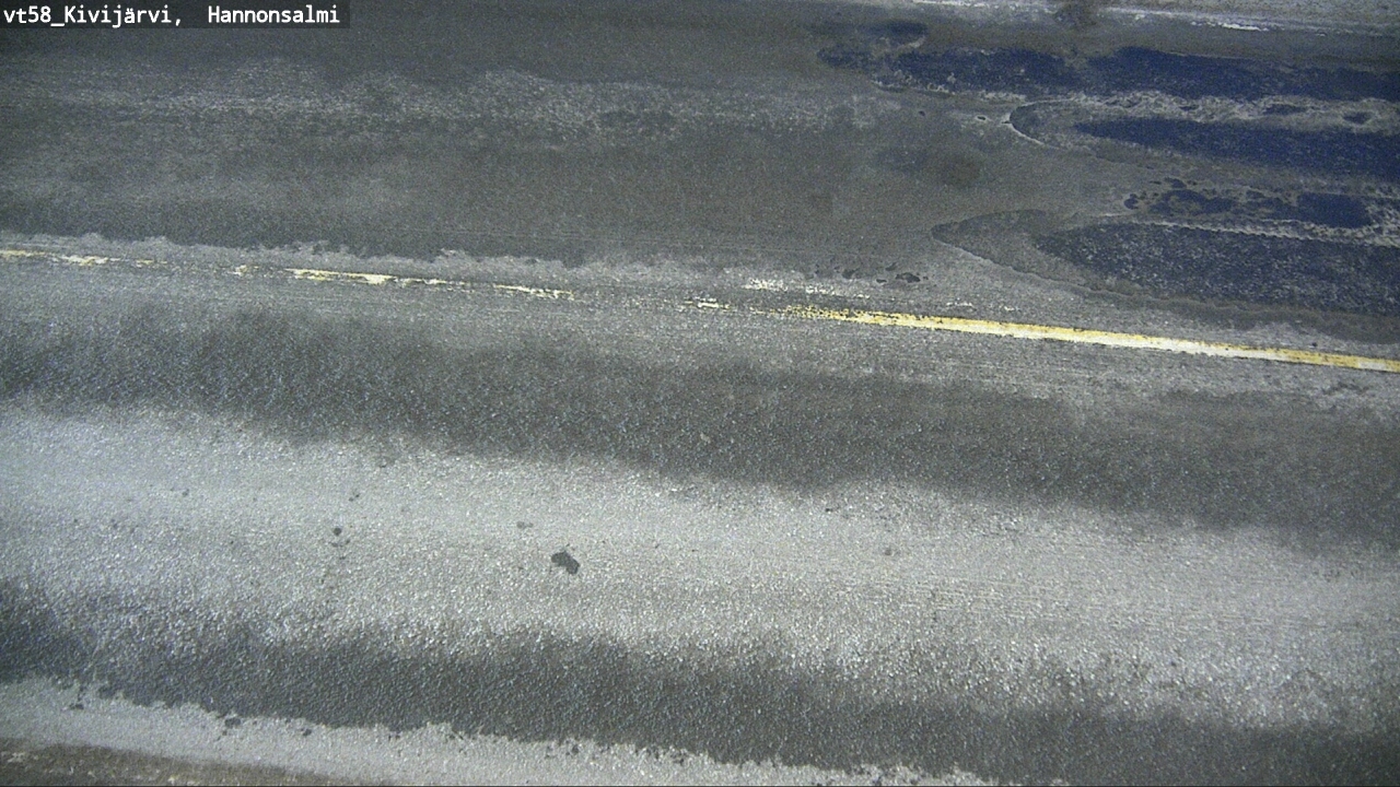 Weather Camera Image Road 58 Kivijärvi, Hannonsalmi, Kivijärvi, Keski-Suomi