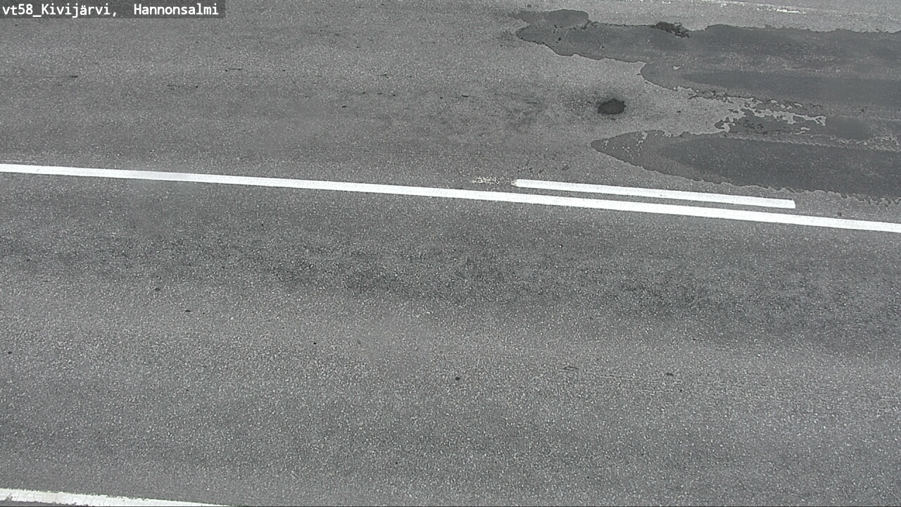 Weather Camera Image Väg 58 Kivijärvi, Hannonsalmi, Kivijärvi, Keski-Suomi