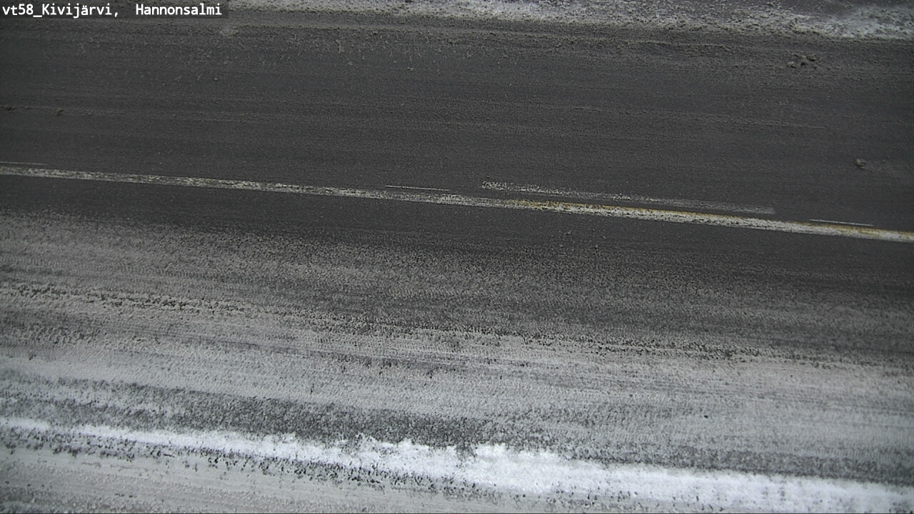 Weather Camera Image Road 58 Kivijärvi, Hannonsalmi, Kivijärvi, Keski-Suomi