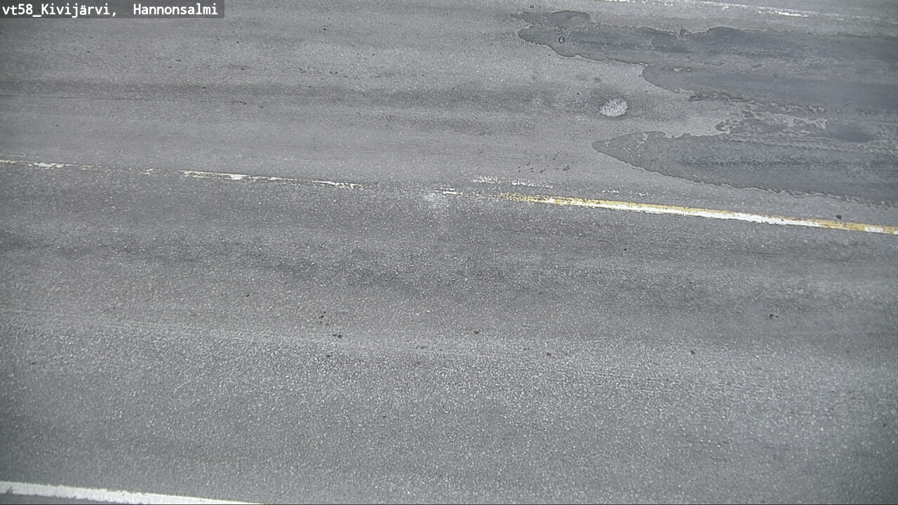 Weather Camera Image Väg 58 Kivijärvi, Hannonsalmi, Kivijärvi, Keski-Suomi