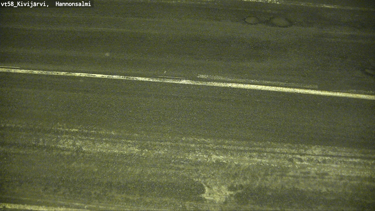 Weather Camera Image Road 58 Kivijärvi, Hannonsalmi, Kivijärvi, Keski-Suomi