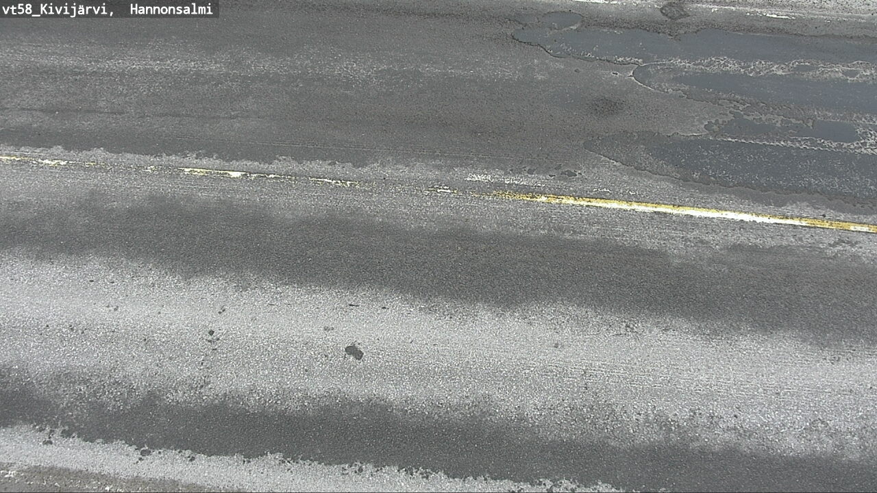 Weather Camera Image Road 58 Kivijärvi, Hannonsalmi, Kivijärvi, Keski-Suomi