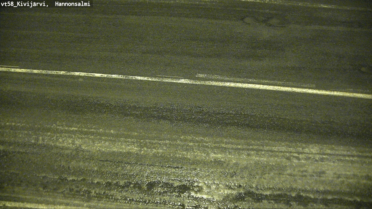 Weather Camera Image Road 58 Kivijärvi, Hannonsalmi, Kivijärvi, Keski-Suomi