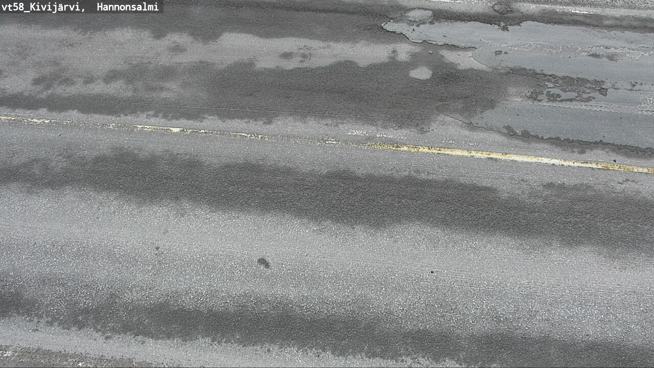 Weather Camera Image Road 58 Kivijärvi, Hannonsalmi, Kivijärvi, Keski-Suomi