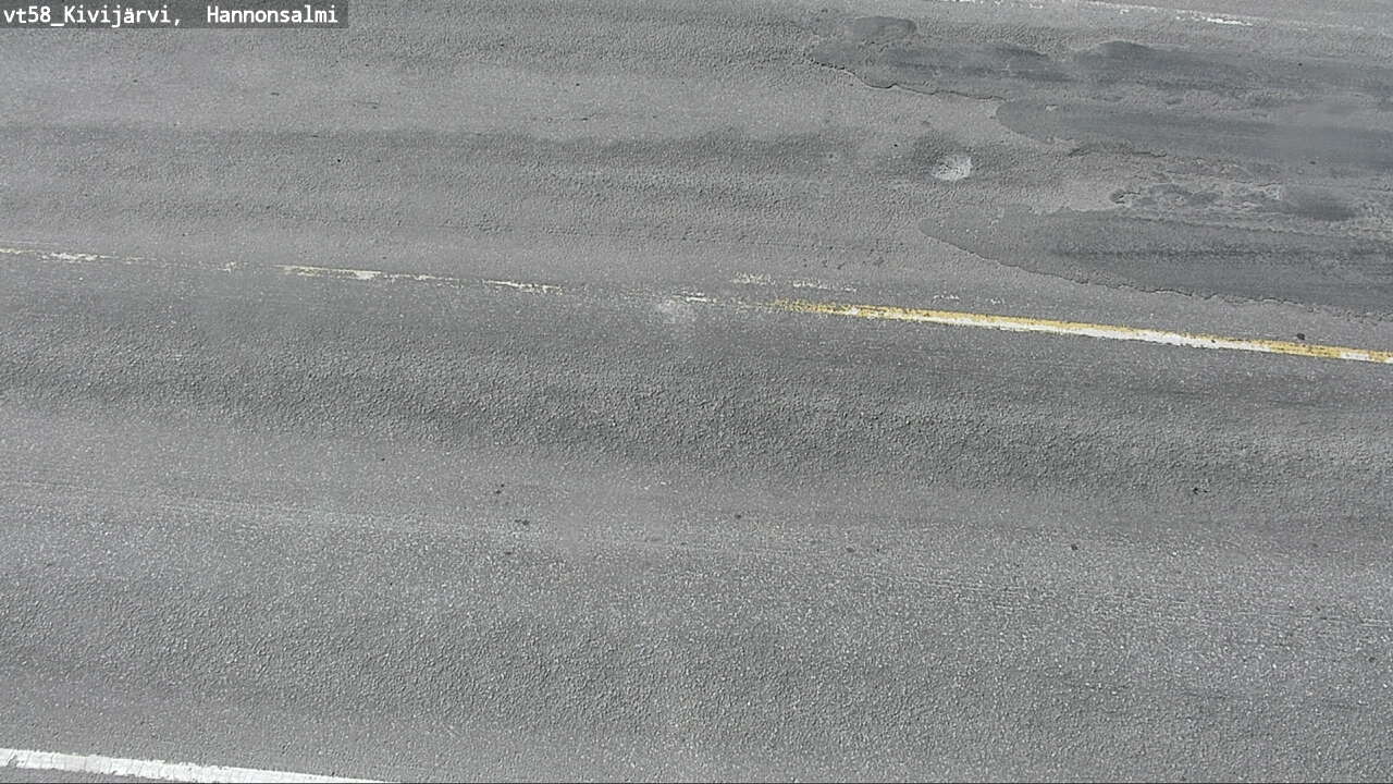 Weather Camera Image Road 58 Kivijärvi, Hannonsalmi, Kivijärvi, Keski-Suomi