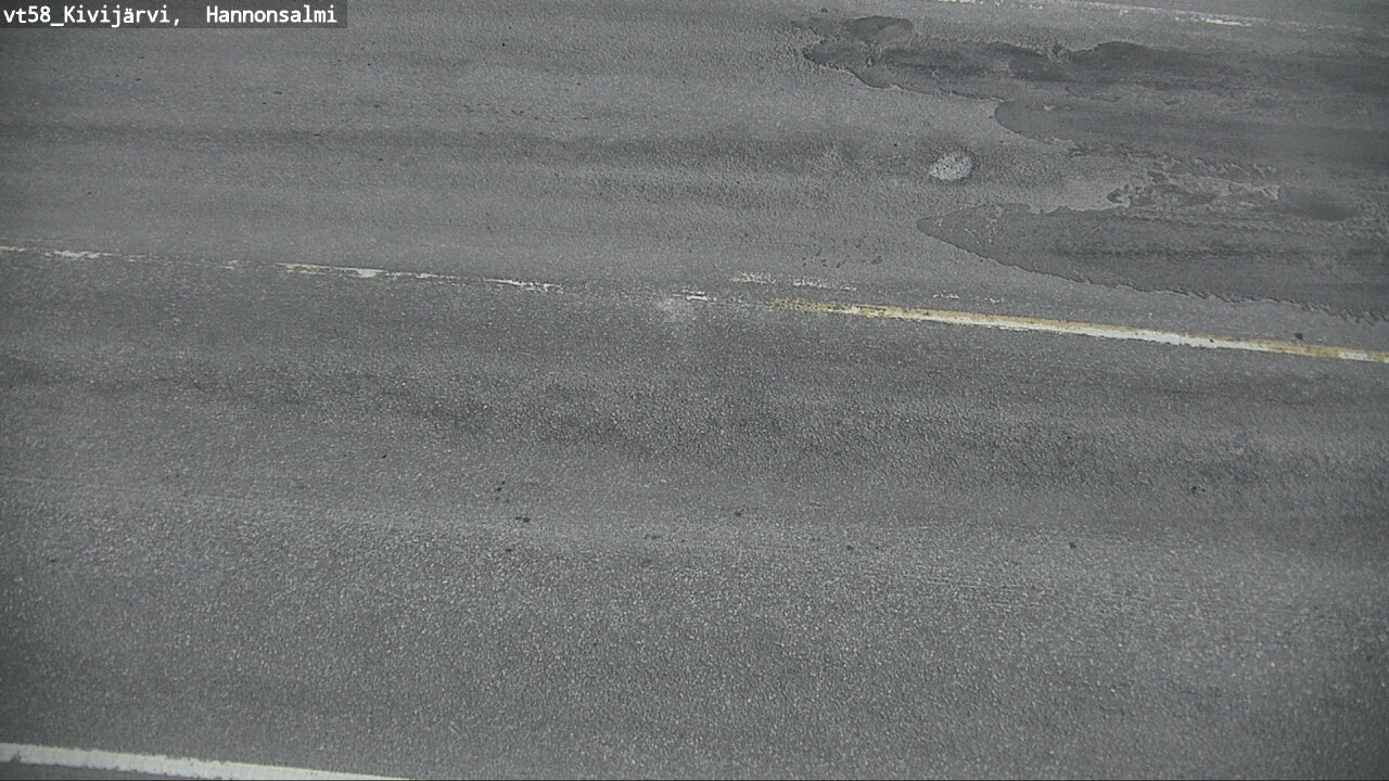 Weather Camera Image Road 58 Kivijärvi, Hannonsalmi, Kivijärvi, Keski-Suomi