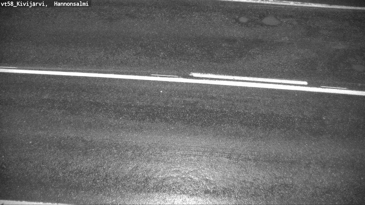 Weather Camera Image Road 58 Kivijärvi, Hannonsalmi, Kivijärvi, Keski-Suomi