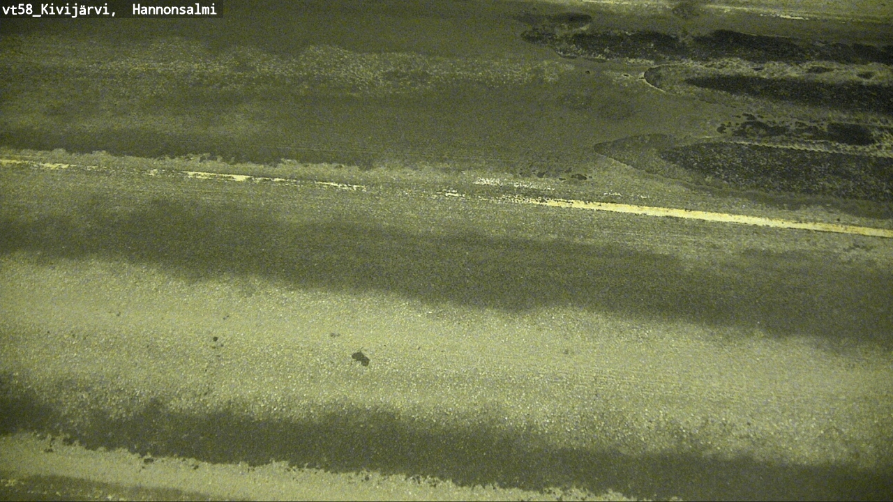 Weather Camera Image Road 58 Kivijärvi, Hannonsalmi, Kivijärvi, Keski-Suomi
