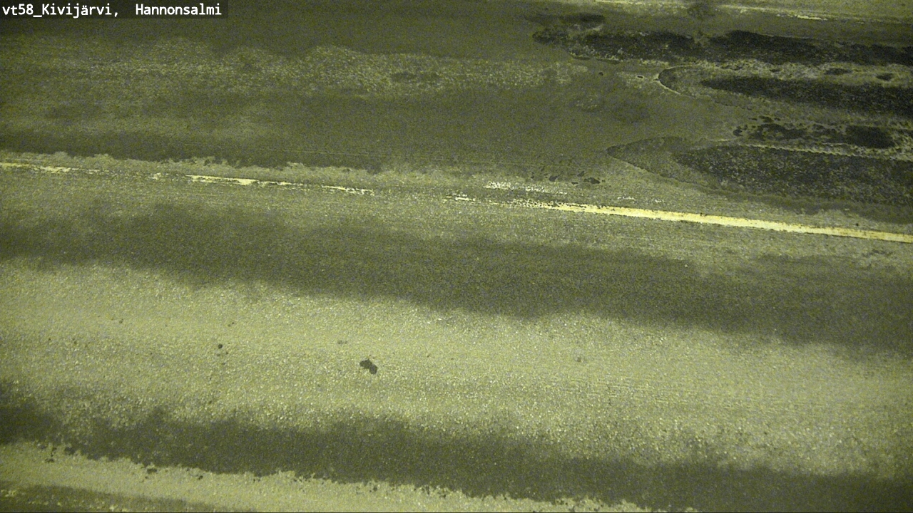 Weather Camera Image Road 58 Kivijärvi, Hannonsalmi, Kivijärvi, Keski-Suomi