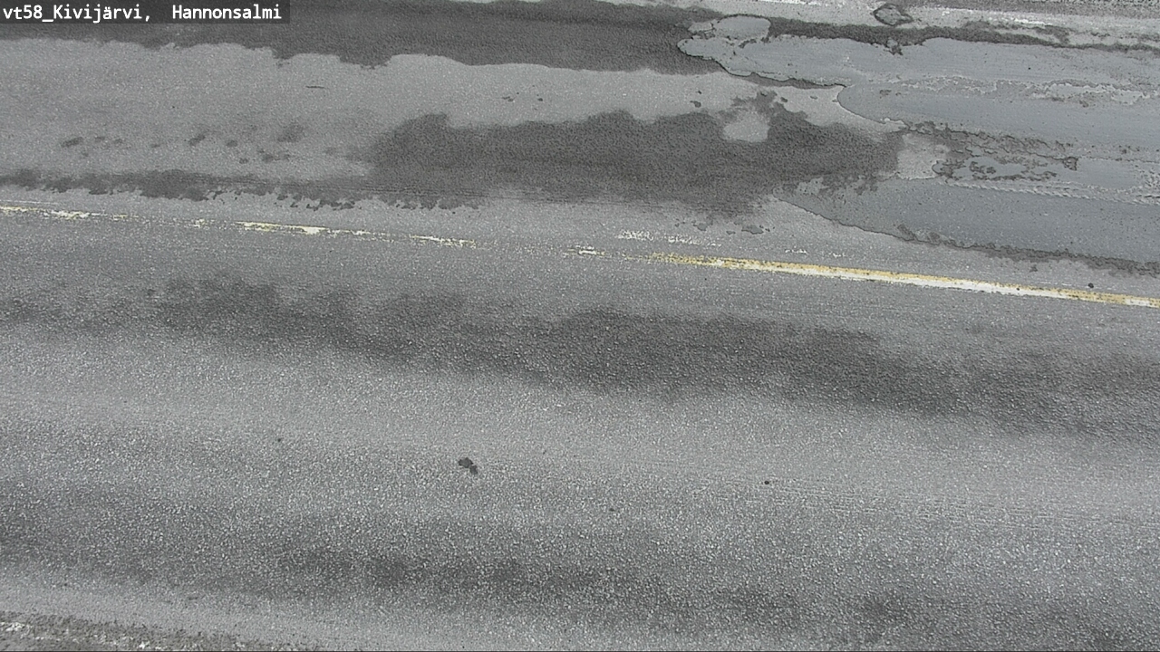 Weather Camera Image Road 58 Kivijärvi, Hannonsalmi, Kivijärvi, Keski-Suomi