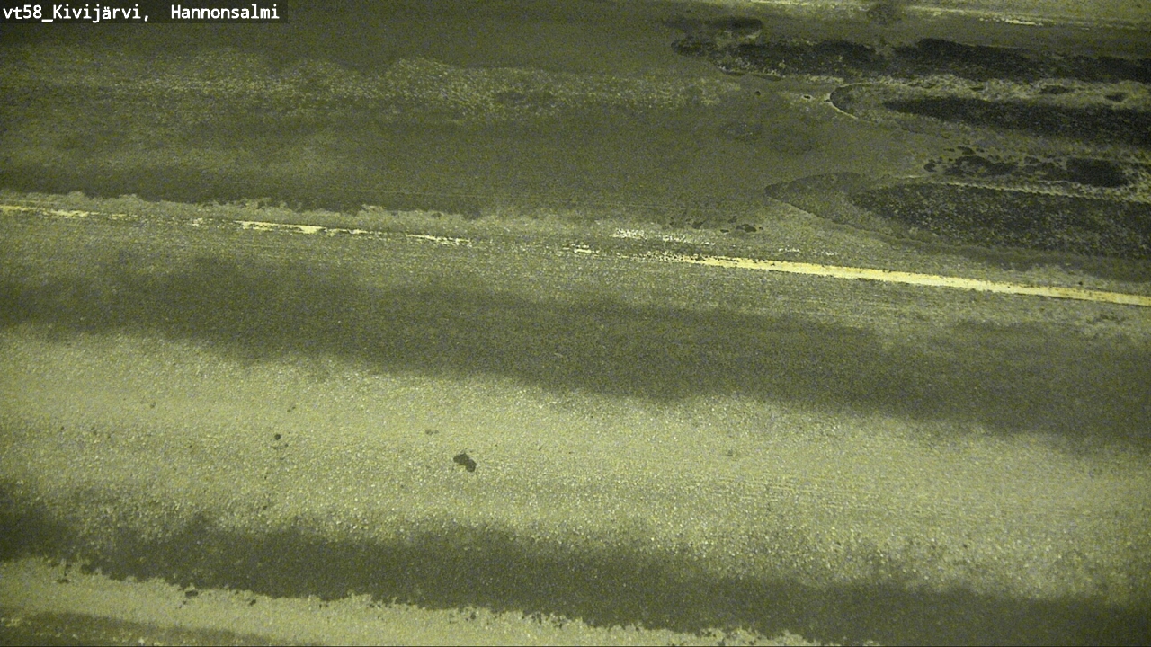 Weather Camera Image Road 58 Kivijärvi, Hannonsalmi, Kivijärvi, Keski-Suomi