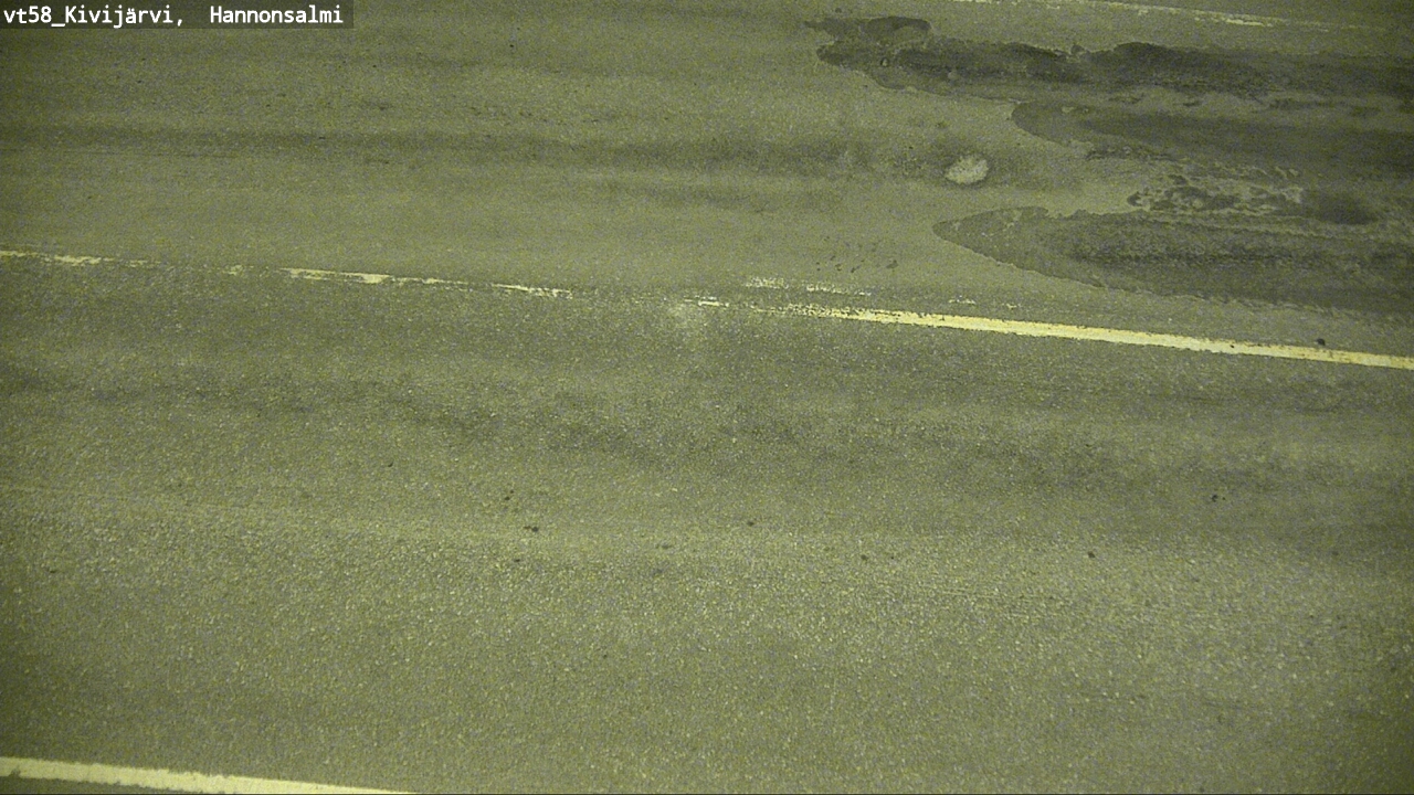 Weather Camera Image Road 58 Kivijärvi, Hannonsalmi, Kivijärvi, Keski-Suomi