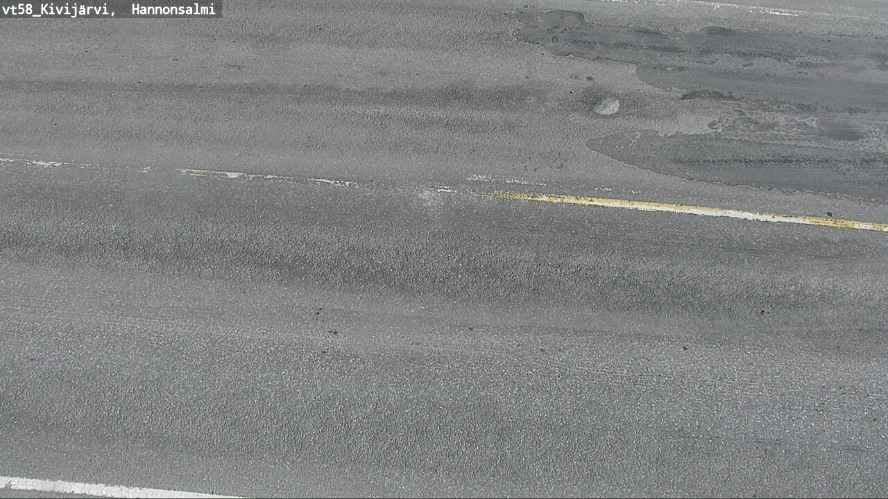 Weather Camera Image Road 58 Kivijärvi, Hannonsalmi, Kivijärvi, Keski-Suomi