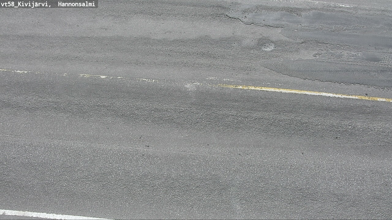 Weather Camera Image Road 58 Kivijärvi, Hannonsalmi, Kivijärvi, Keski-Suomi