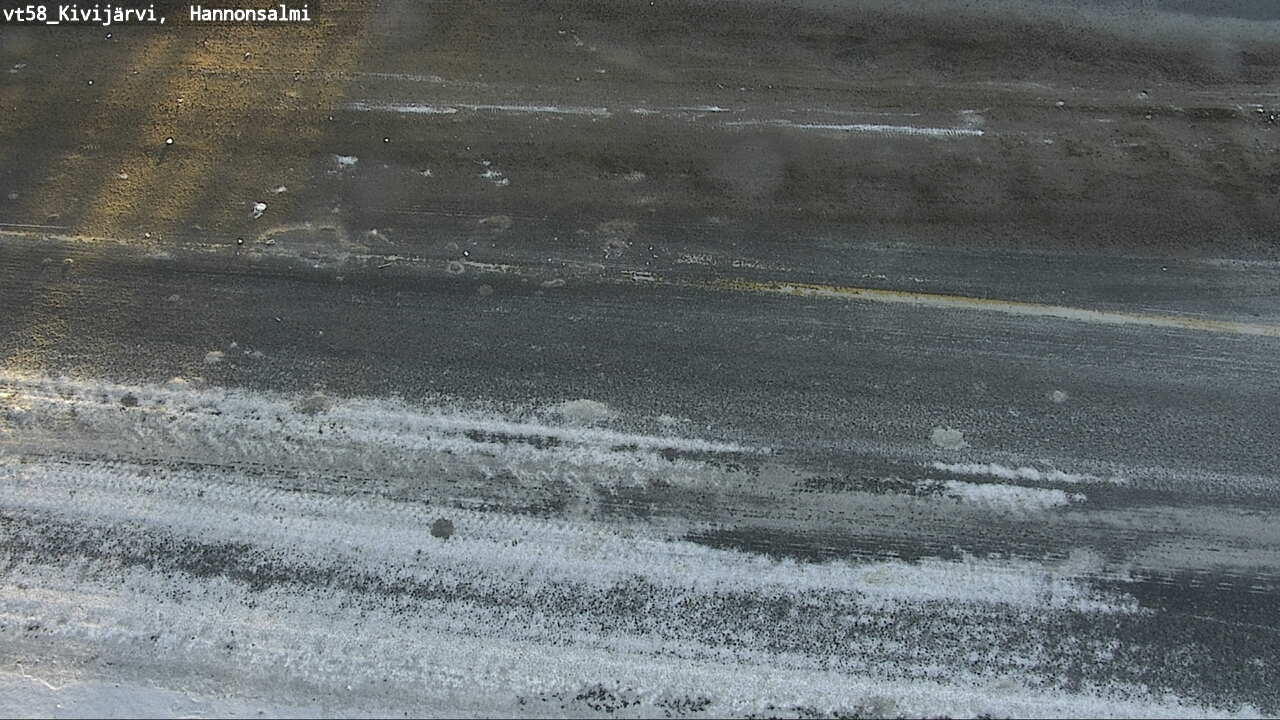 Weather Camera Image Road 58 Kivijärvi, Hannonsalmi, Kivijärvi, Keski-Suomi