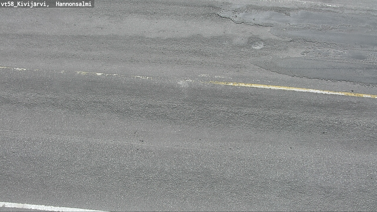 Weather Camera Image Road 58 Kivijärvi, Hannonsalmi, Kivijärvi, Keski-Suomi
