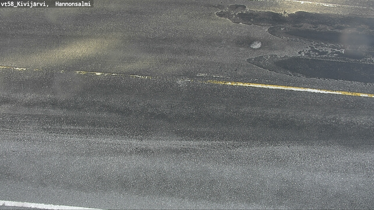 Weather Camera Image Road 58 Kivijärvi, Hannonsalmi, Kivijärvi, Keski-Suomi
