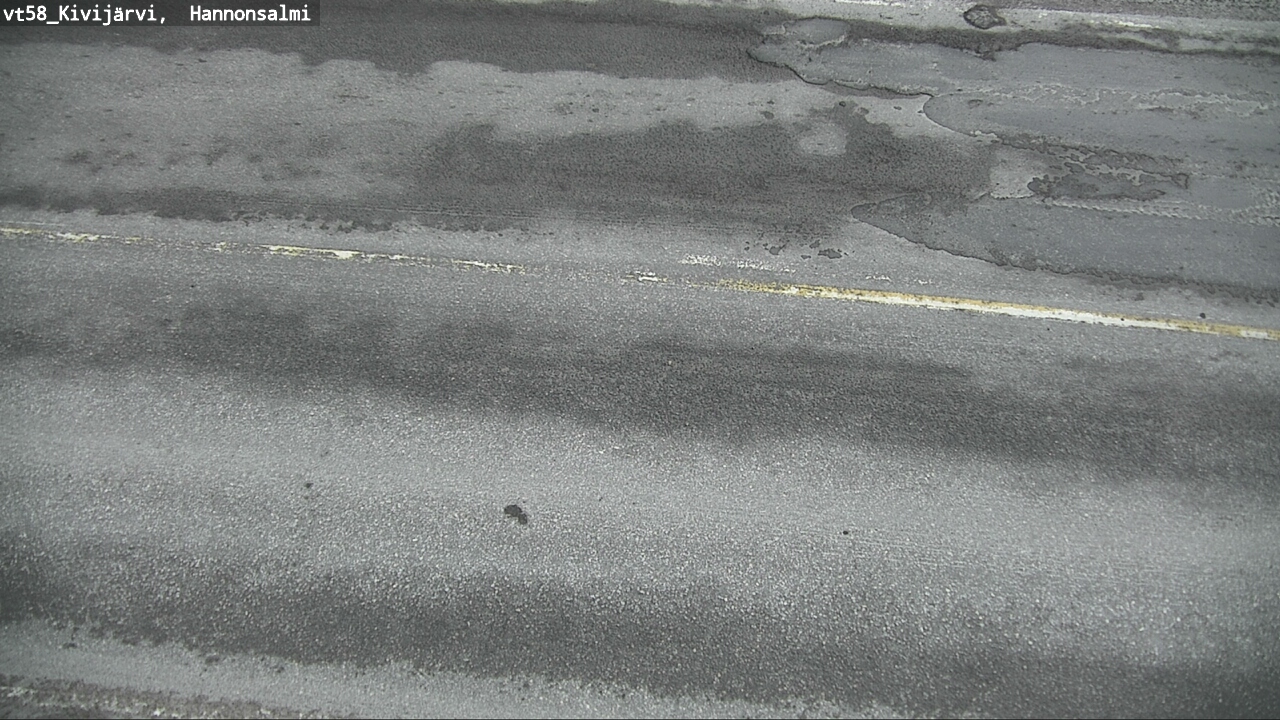 Weather Camera Image Väg 58 Kivijärvi, Hannonsalmi, Kivijärvi, Keski-Suomi