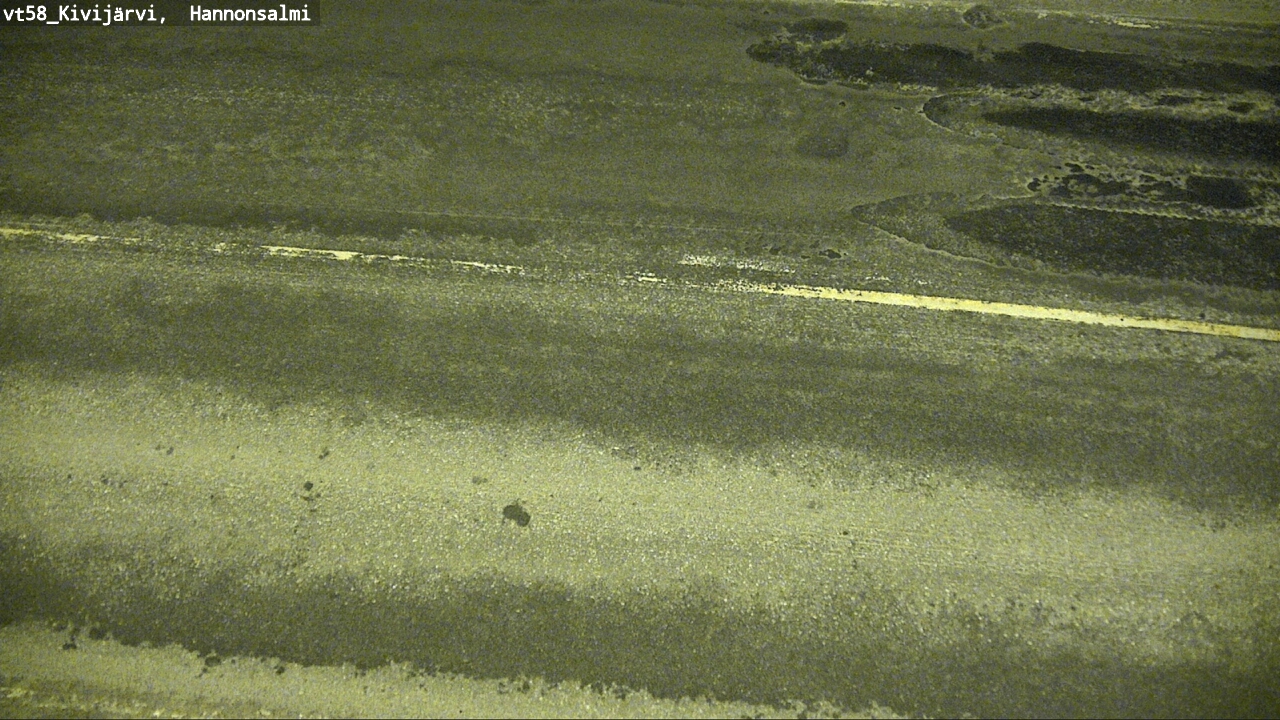Weather Camera Image Road 58 Kivijärvi, Hannonsalmi, Kivijärvi, Keski-Suomi