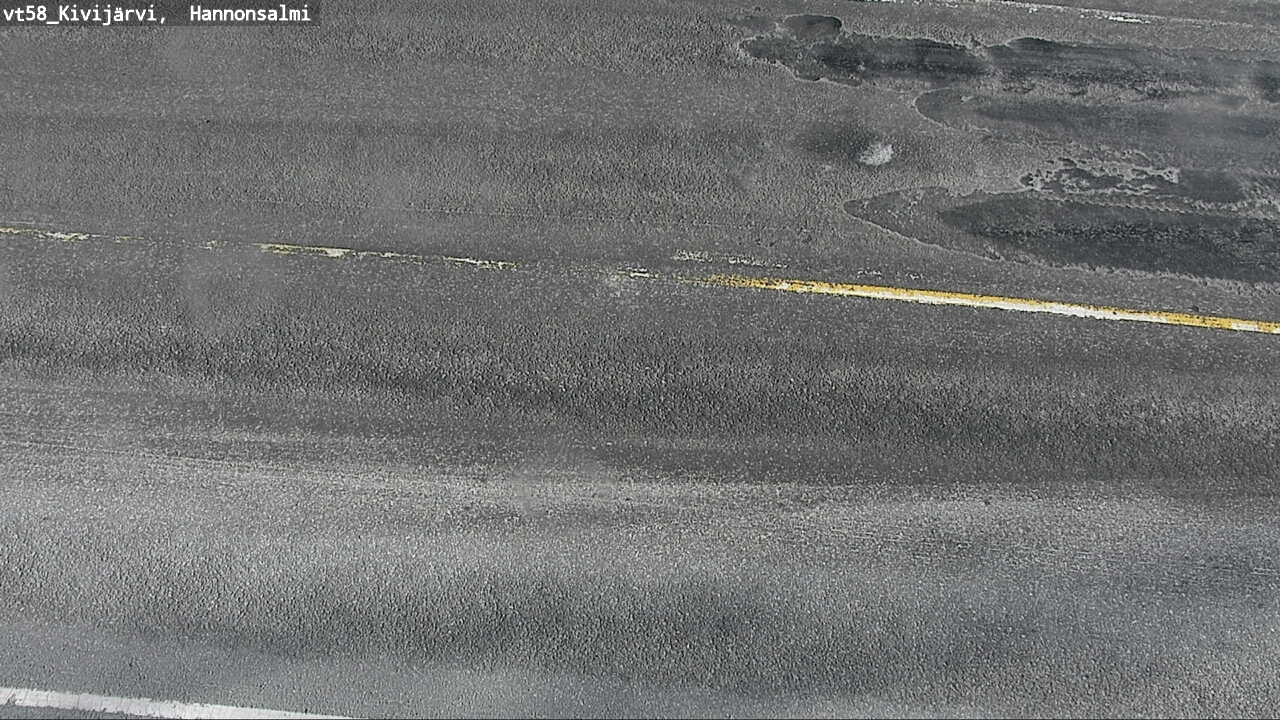Weather Camera Image Road 58 Kivijärvi, Hannonsalmi, Kivijärvi, Keski-Suomi