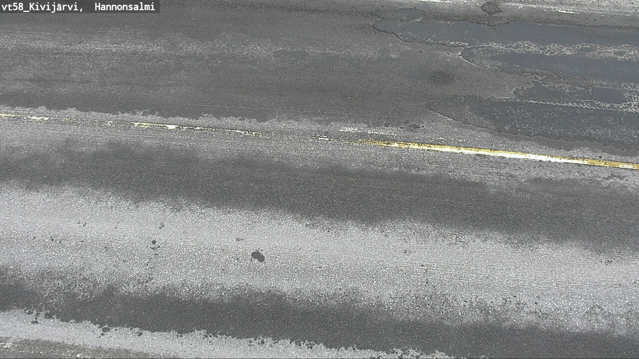 Weather Camera Image Road 58 Kivijärvi, Hannonsalmi, Kivijärvi, Keski-Suomi