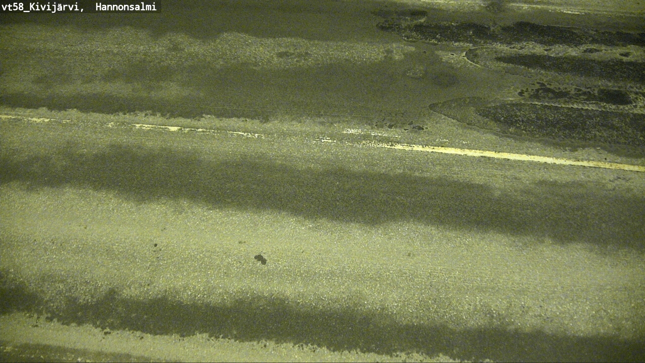 Weather Camera Image Road 58 Kivijärvi, Hannonsalmi, Kivijärvi, Keski-Suomi