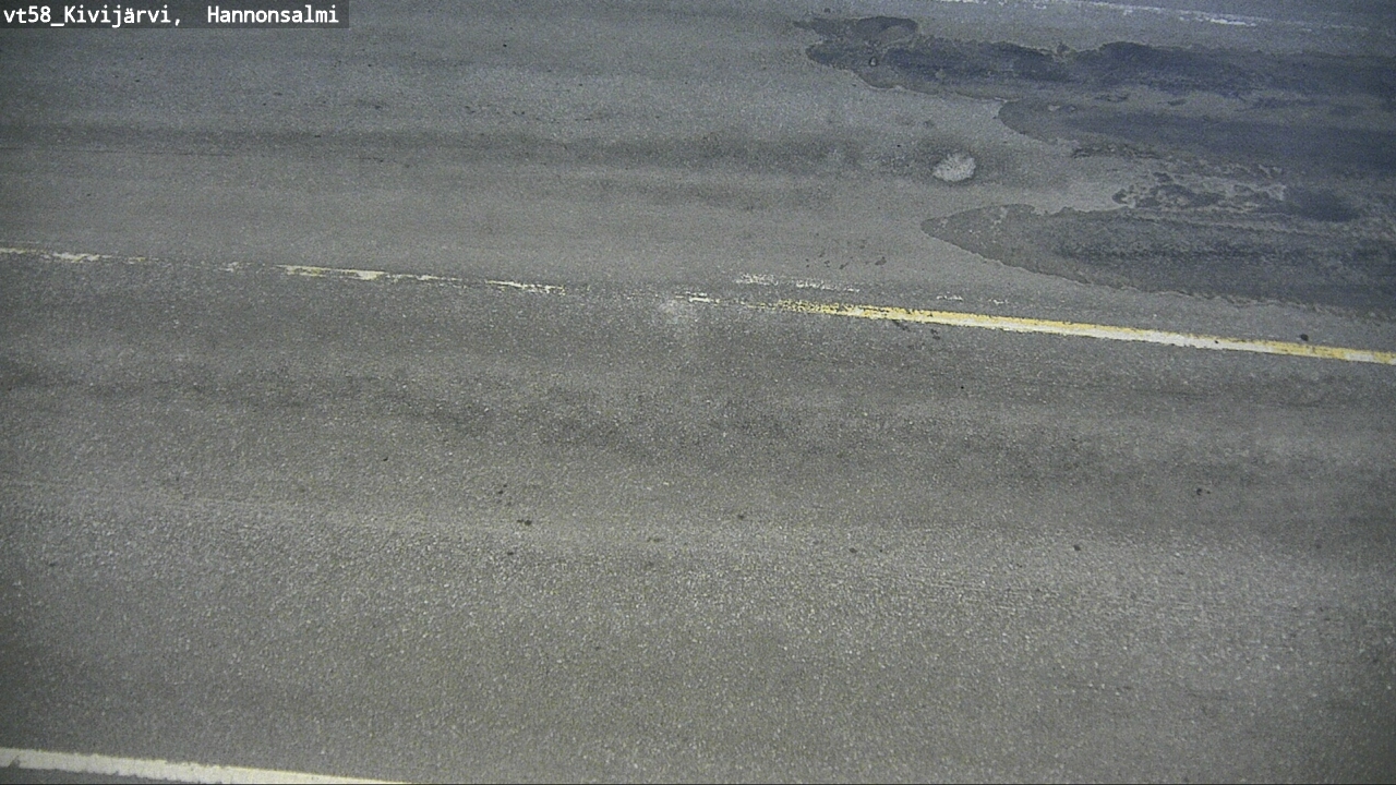 Weather Camera Image Road 58 Kivijärvi, Hannonsalmi, Kivijärvi, Keski-Suomi