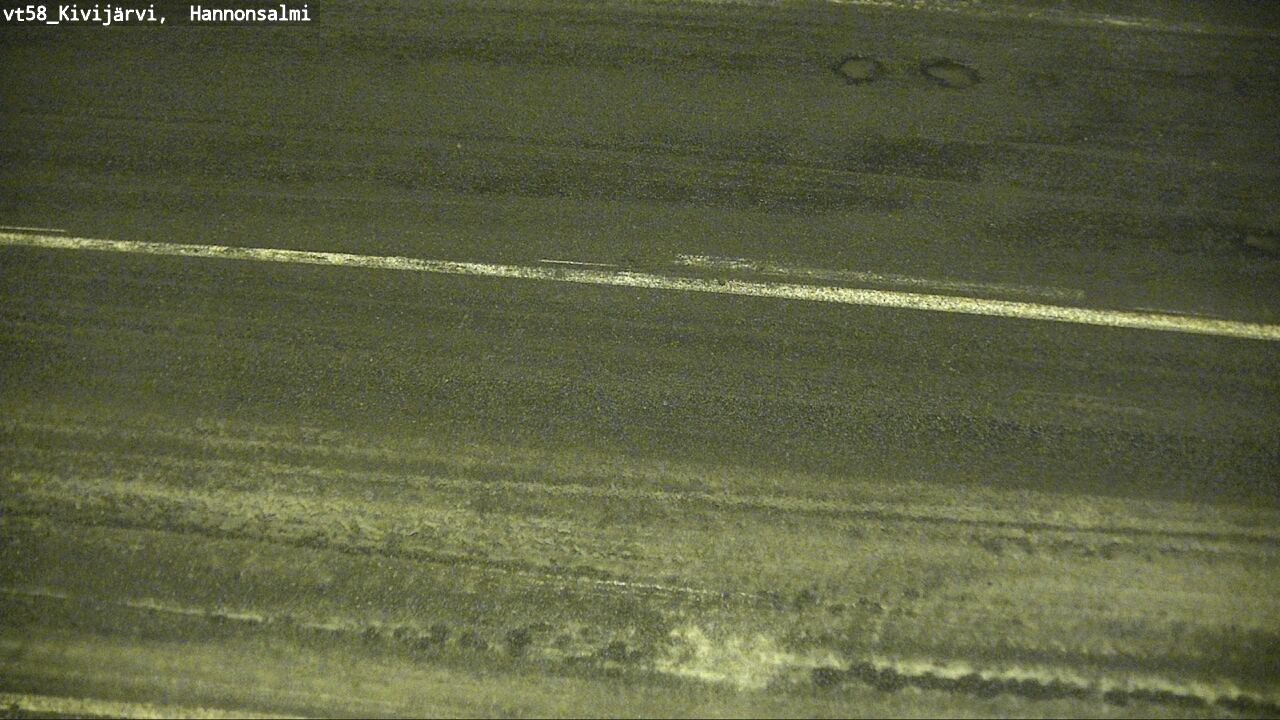 Weather Camera Image Road 58 Kivijärvi, Hannonsalmi, Kivijärvi, Keski-Suomi