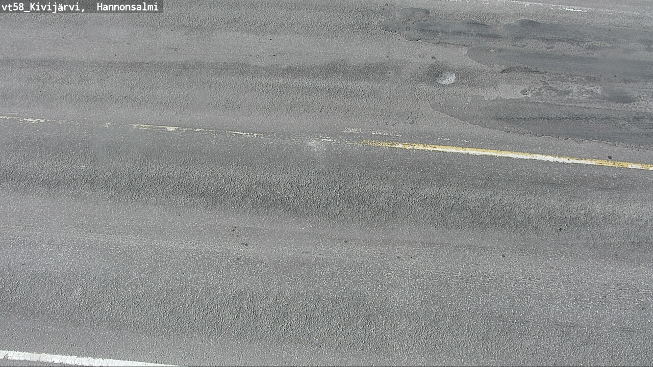 Weather Camera Image Road 58 Kivijärvi, Hannonsalmi, Kivijärvi, Keski-Suomi