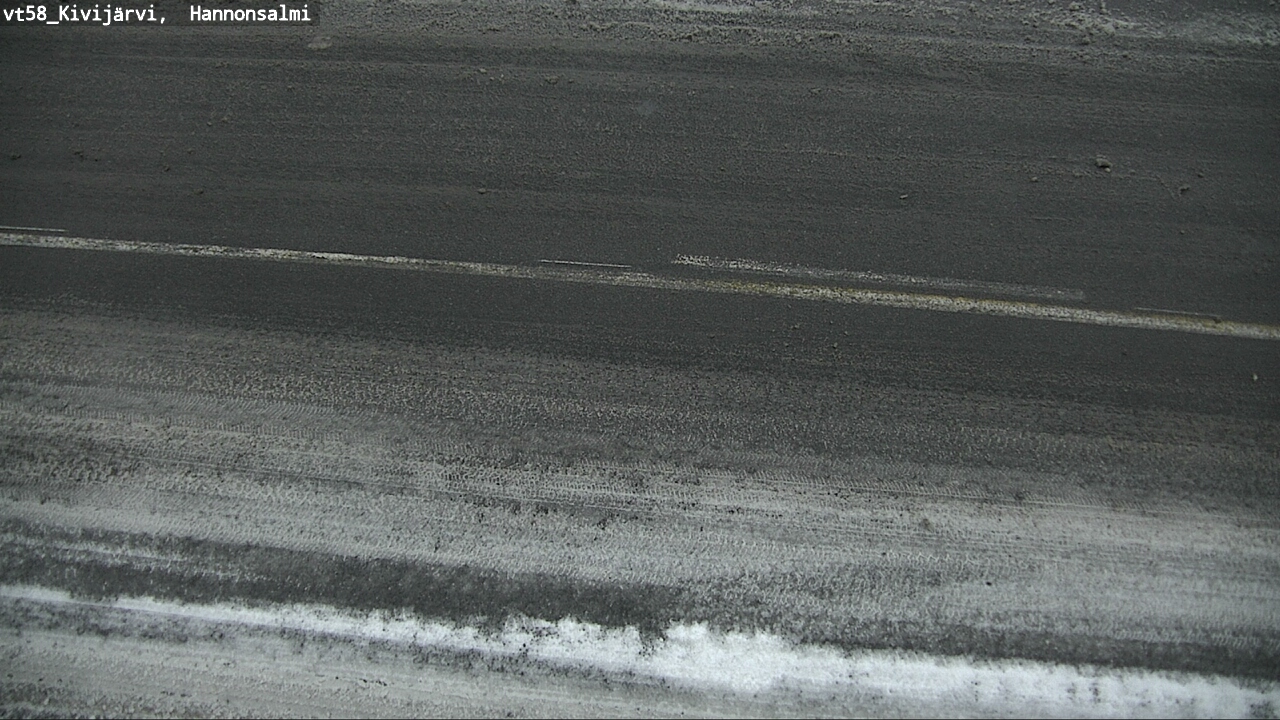 Weather Camera Image Road 58 Kivijärvi, Hannonsalmi, Kivijärvi, Keski-Suomi