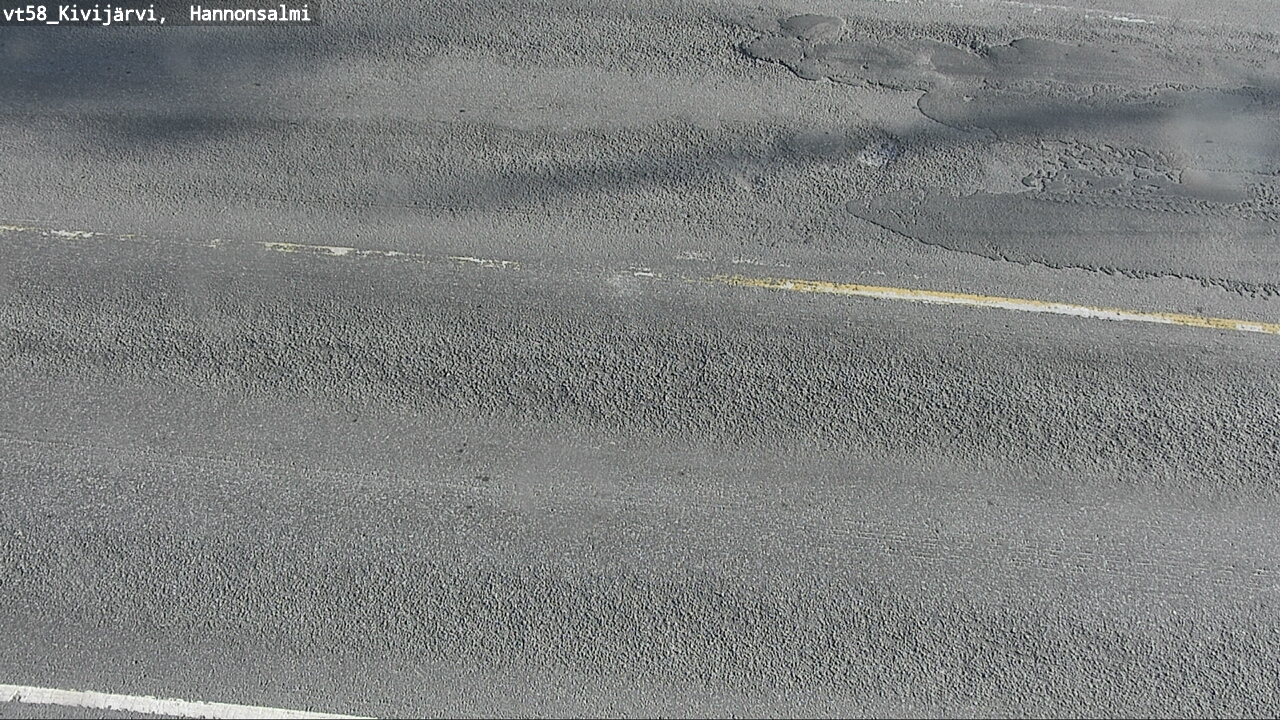 Weather Camera Image Road 58 Kivijärvi, Hannonsalmi, Kivijärvi, Keski-Suomi
