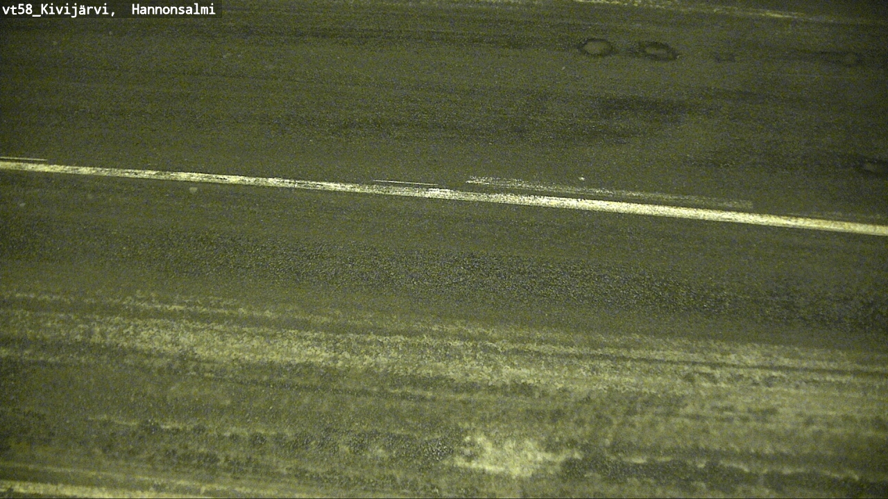 Weather Camera Image Road 58 Kivijärvi, Hannonsalmi, Kivijärvi, Keski-Suomi