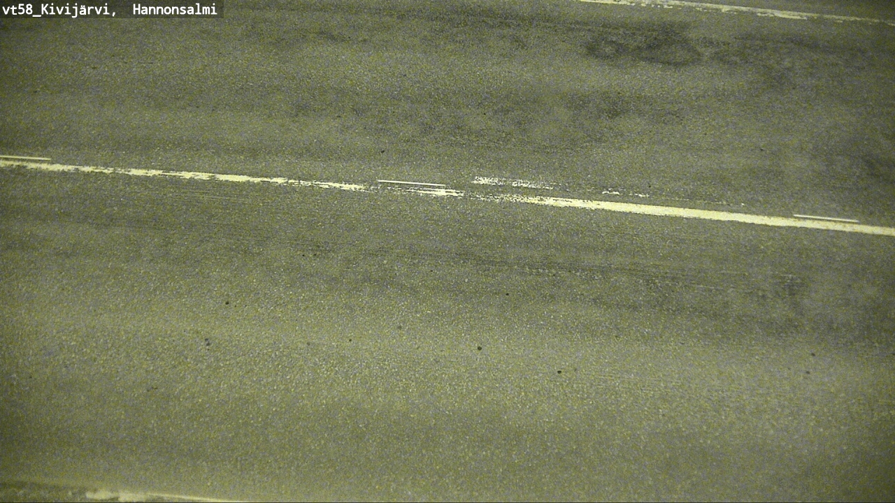 Weather Camera Image Road 58 Kivijärvi, Hannonsalmi, Kivijärvi, Keski-Suomi