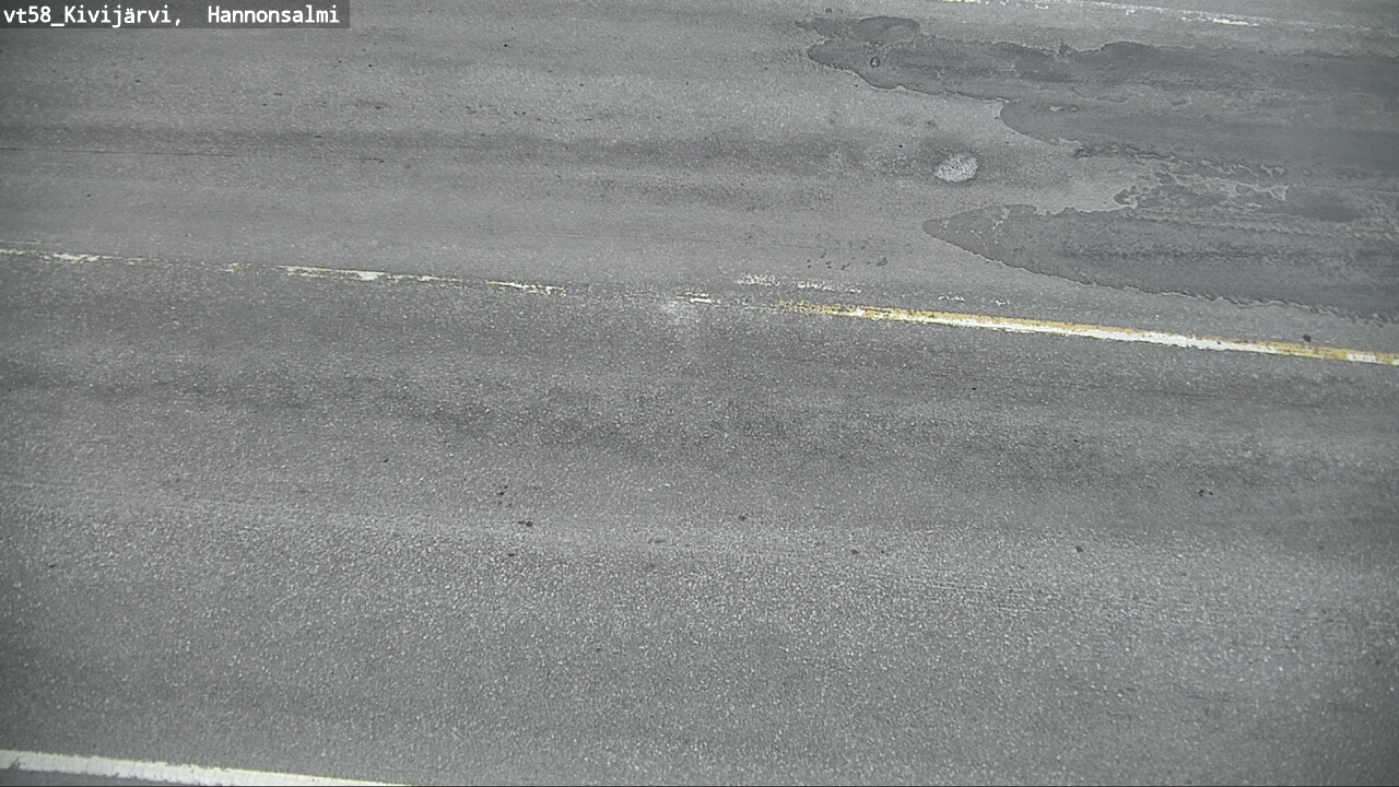 Weather Camera Image Väg 58 Kivijärvi, Hannonsalmi, Kivijärvi, Keski-Suomi