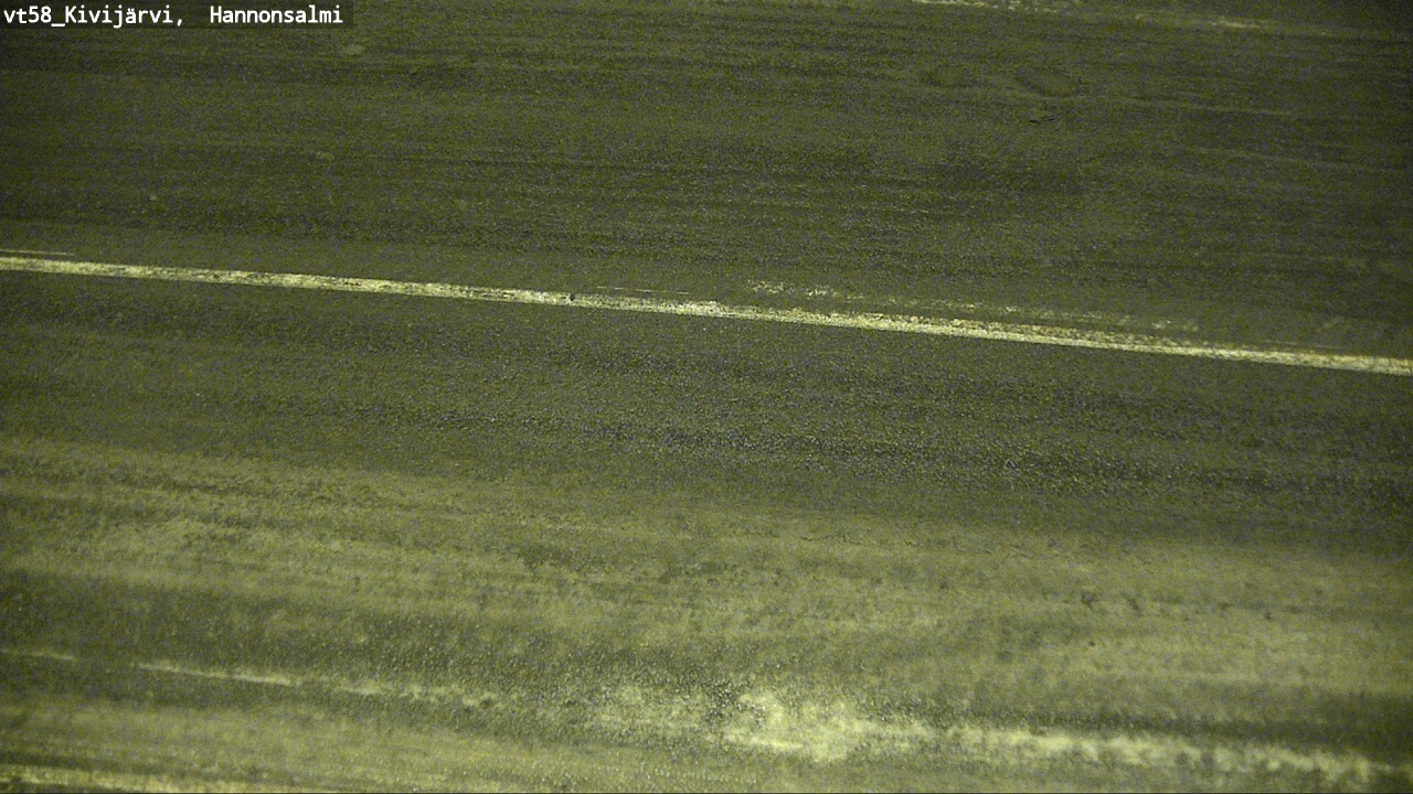 Weather Camera Image Road 58 Kivijärvi, Hannonsalmi, Kivijärvi, Keski-Suomi