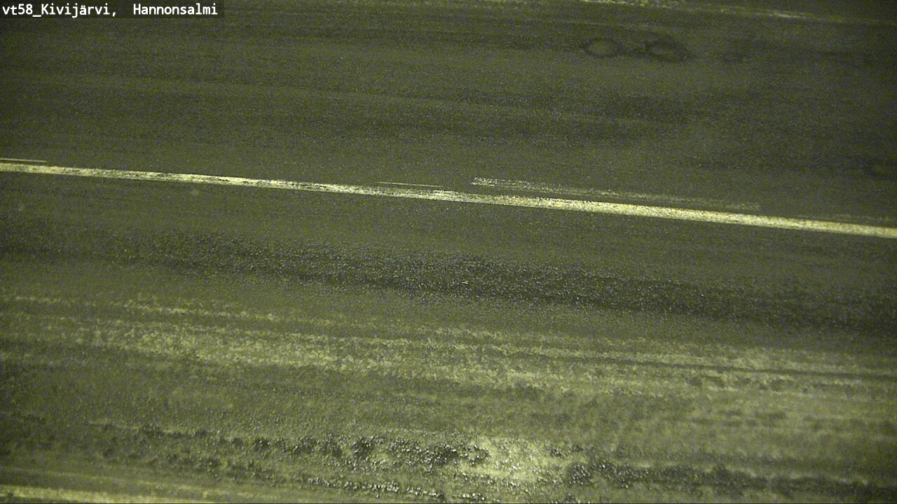 Weather Camera Image Road 58 Kivijärvi, Hannonsalmi, Kivijärvi, Keski-Suomi