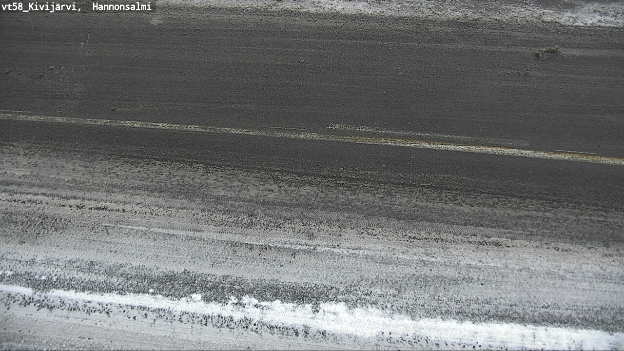 Weather Camera Image Väg 58 Kivijärvi, Hannonsalmi, Kivijärvi, Keski-Suomi