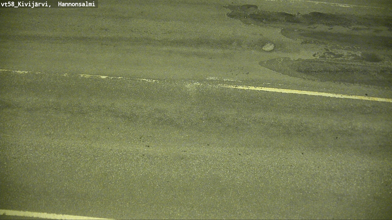 Weather Camera Image Road 58 Kivijärvi, Hannonsalmi, Kivijärvi, Keski-Suomi