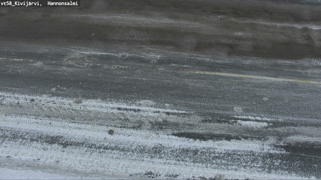 Weather Camera Image Road 58 Kivijärvi, Hannonsalmi, Kivijärvi, Keski-Suomi