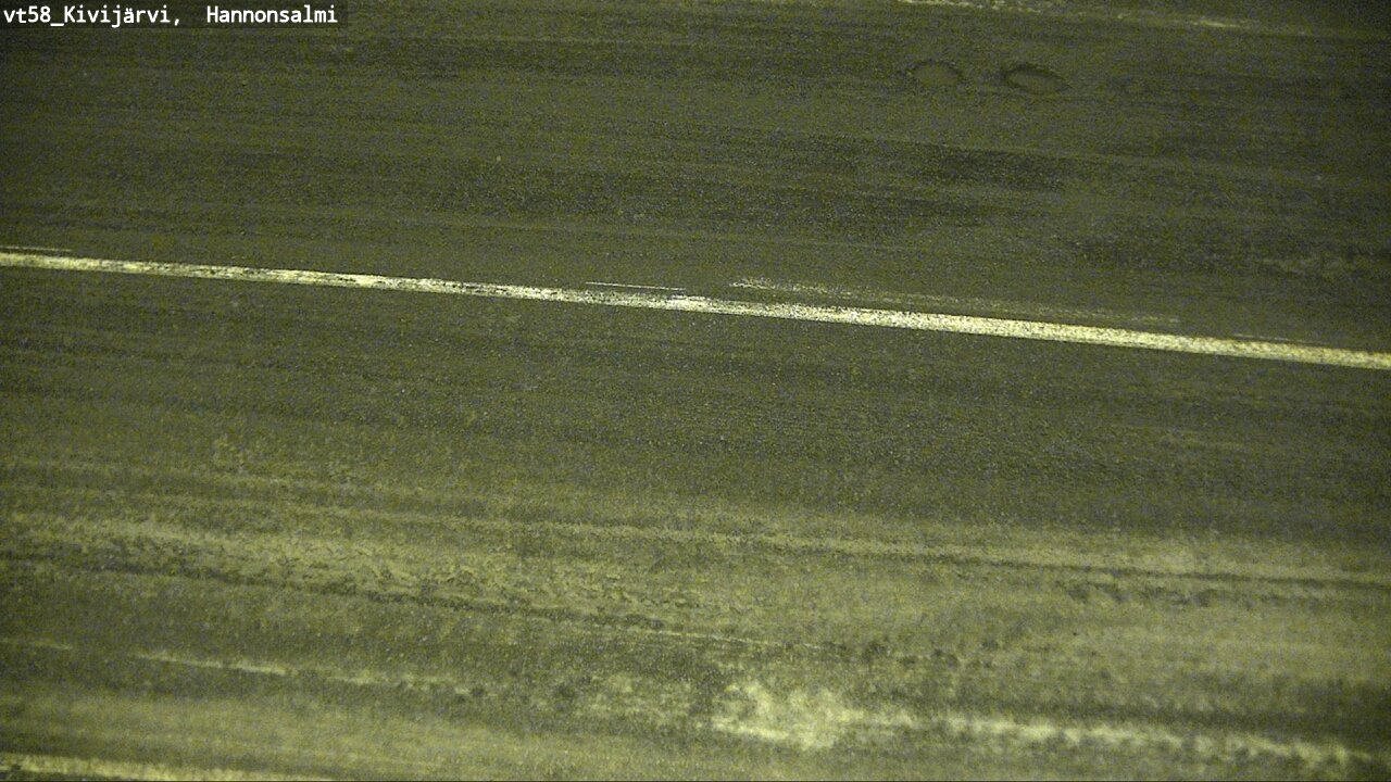Weather Camera Image Road 58 Kivijärvi, Hannonsalmi, Kivijärvi, Keski-Suomi