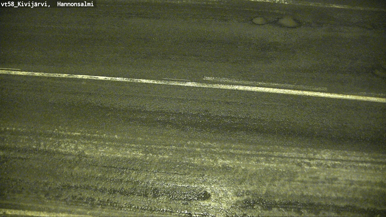 Weather Camera Image Road 58 Kivijärvi, Hannonsalmi, Kivijärvi, Keski-Suomi